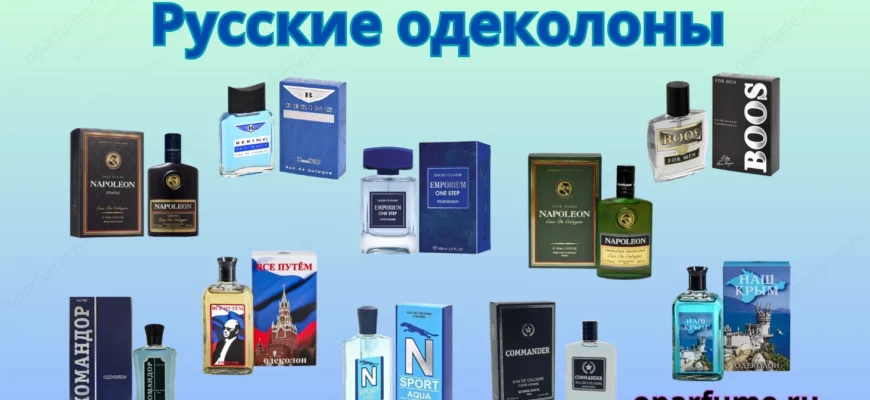 Русские одеколоны ТОП подборка